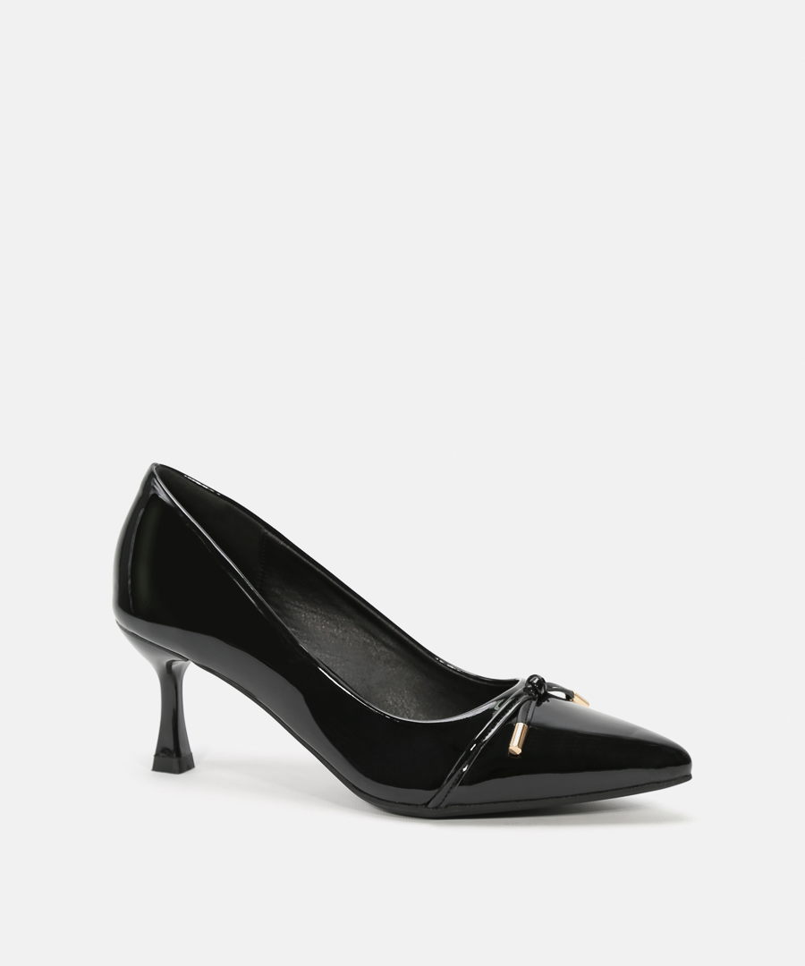 Sapatos salto adorno la&ccedil;o image number null